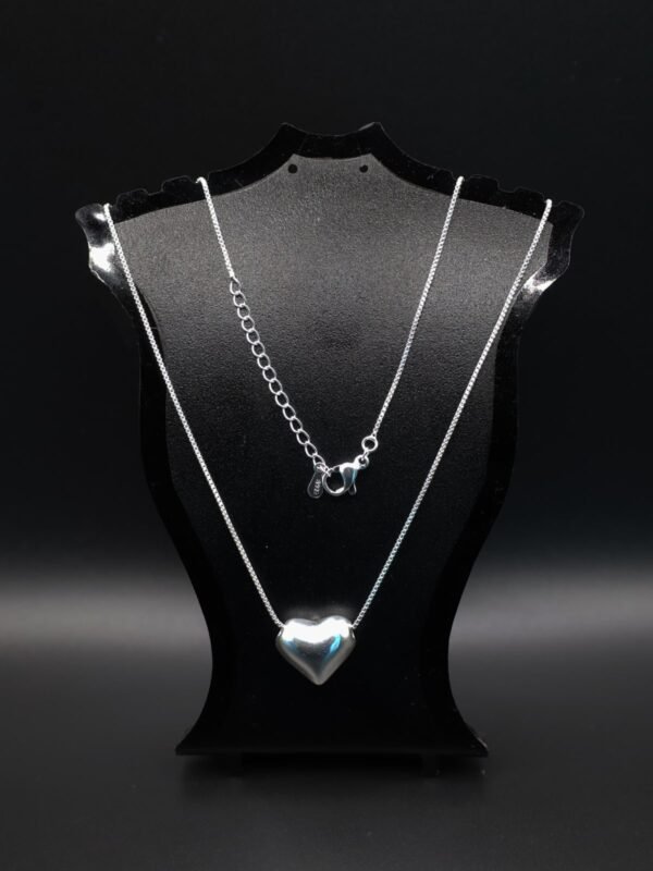 Luxury Heart-Shaped Necklace Pendant | 925 Sterling Silver Gentle Jewelry