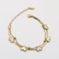 White Mother of Pearl Heart Two-Layer Bracelet – Timeless Elegance for Everyday