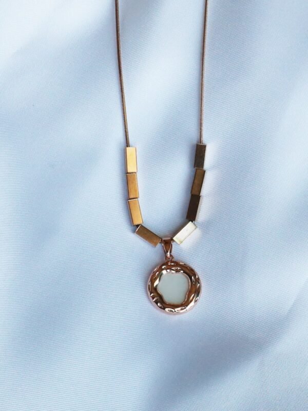 Rose Gold Stainless Steel Necklace - gg000106